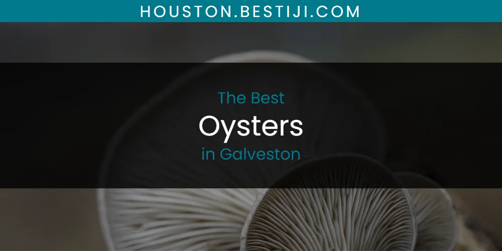 The Absolute Best Oysters in Galveston  [Updated 2025]